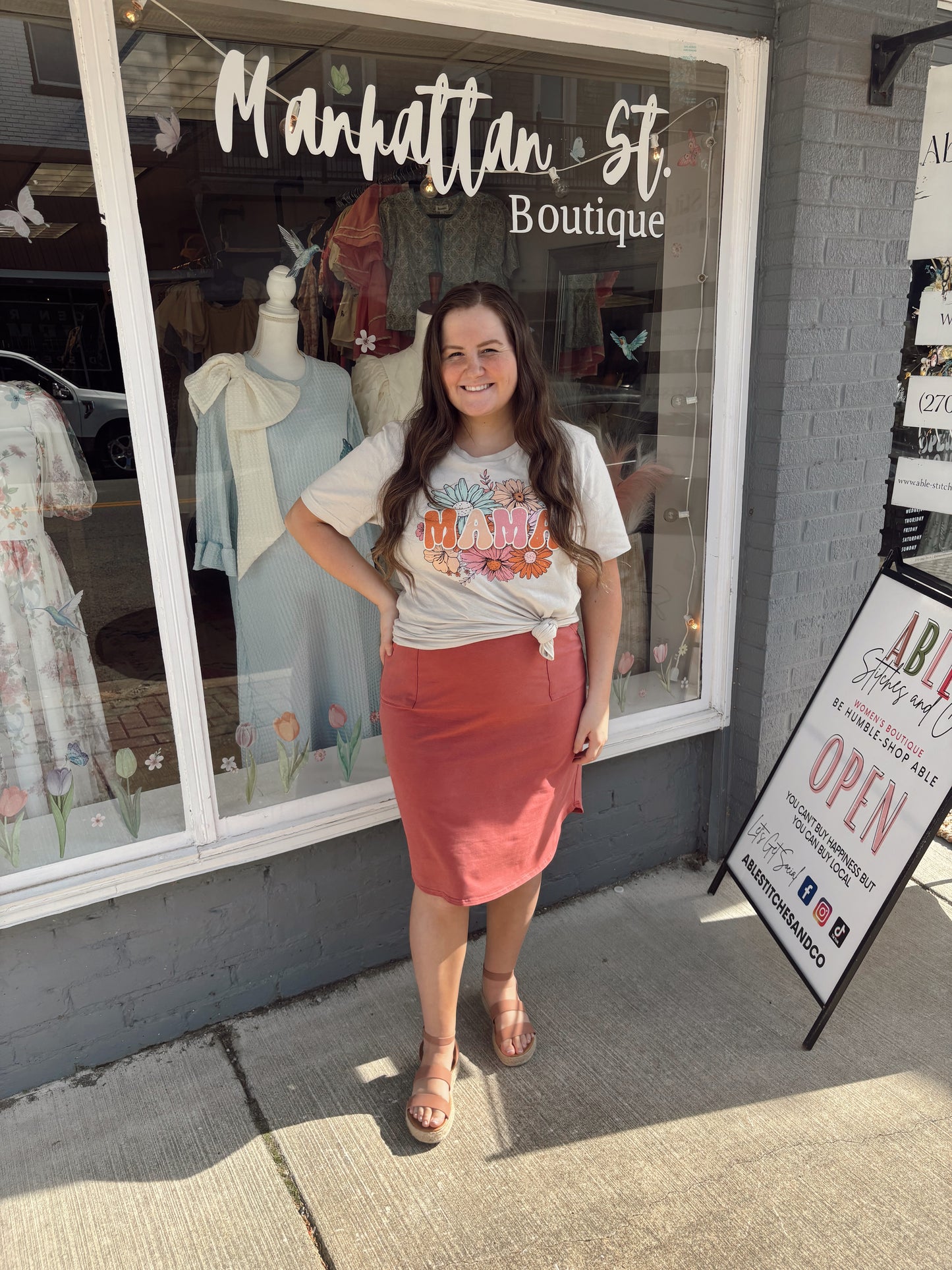 Floral Mama Tee