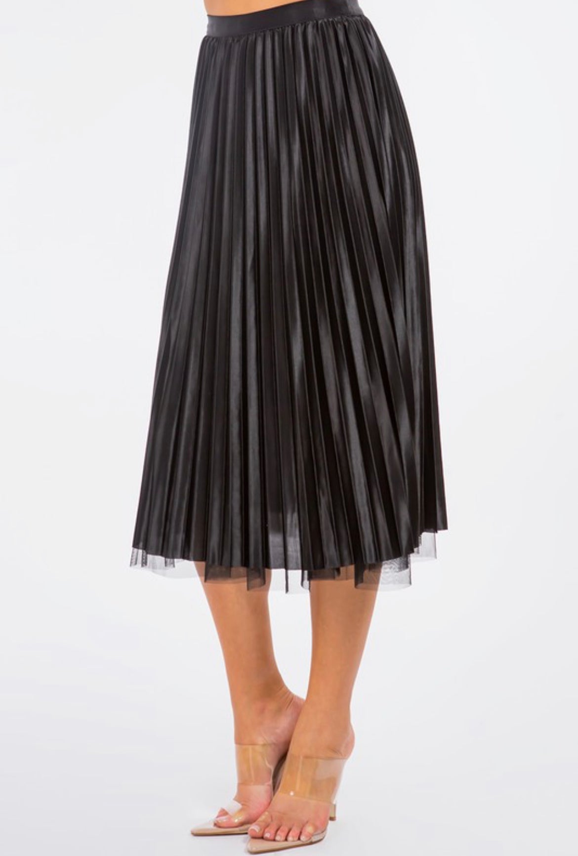 Reversible Tulle / Pleated Skirt