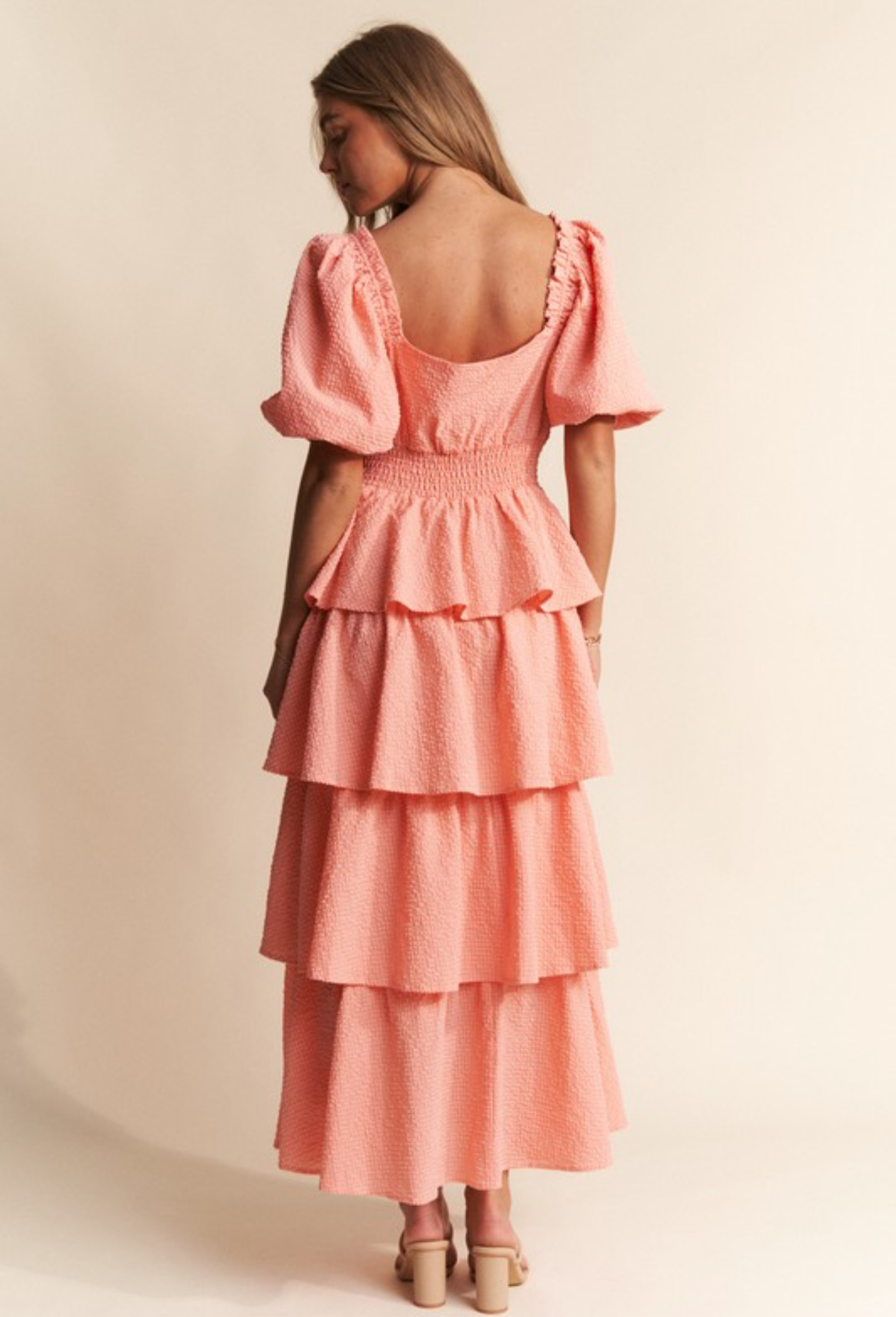 Ruffled Tiered Maxi