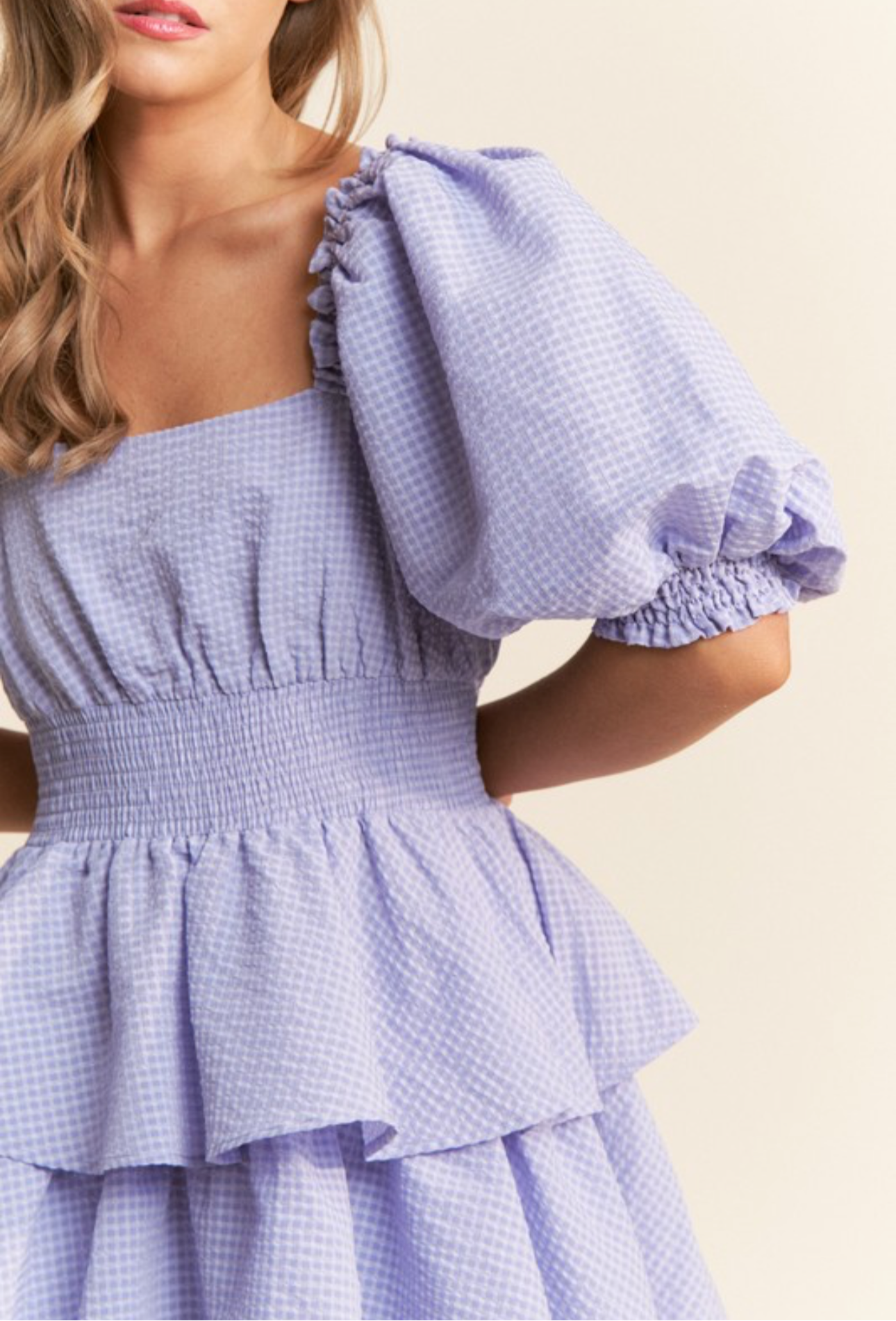 Lavender Tiered Maxi