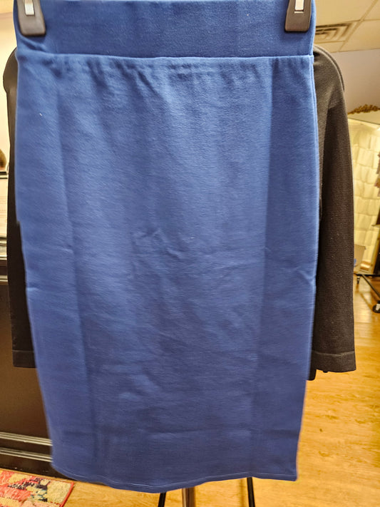 Blue Pencil Skirt