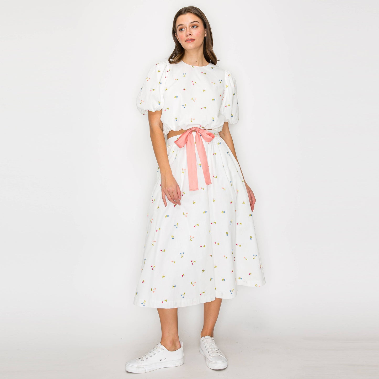 Cherry Skirt Set