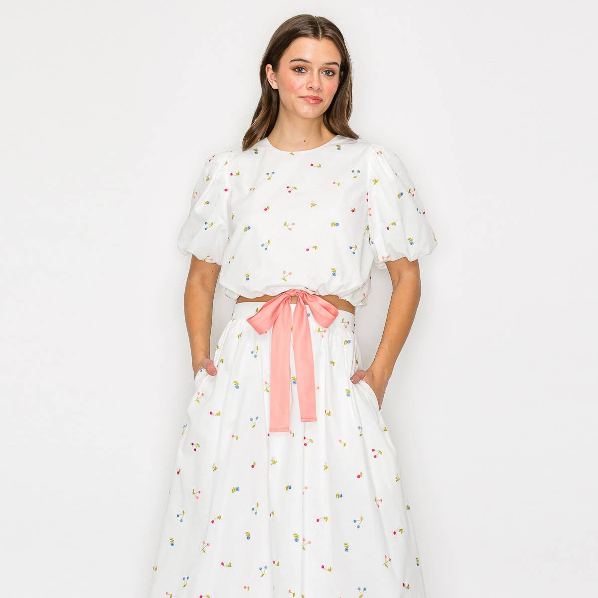 Cherry Skirt Set