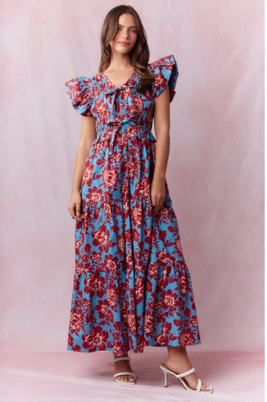 Addie Front Tie Midi