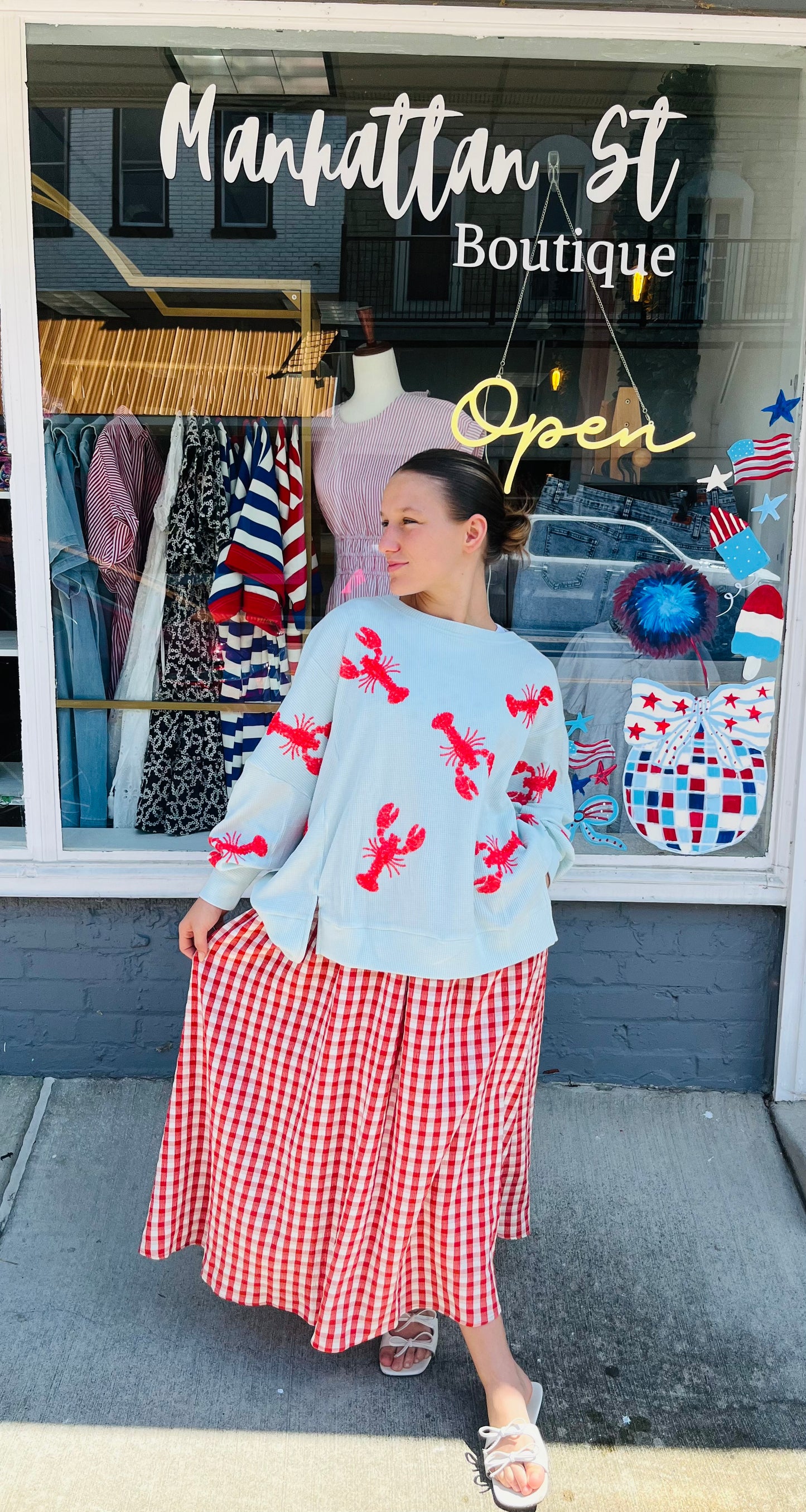 Sequins Lobster Top
