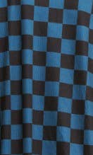 Teal/Black Checkered Dress