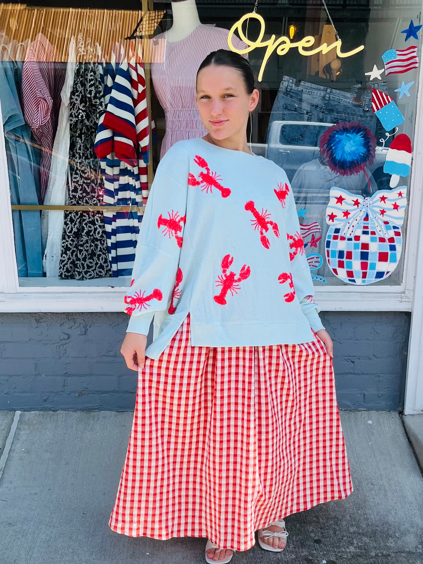 Sequins Lobster Top