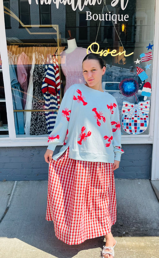 Sequins Lobster Top