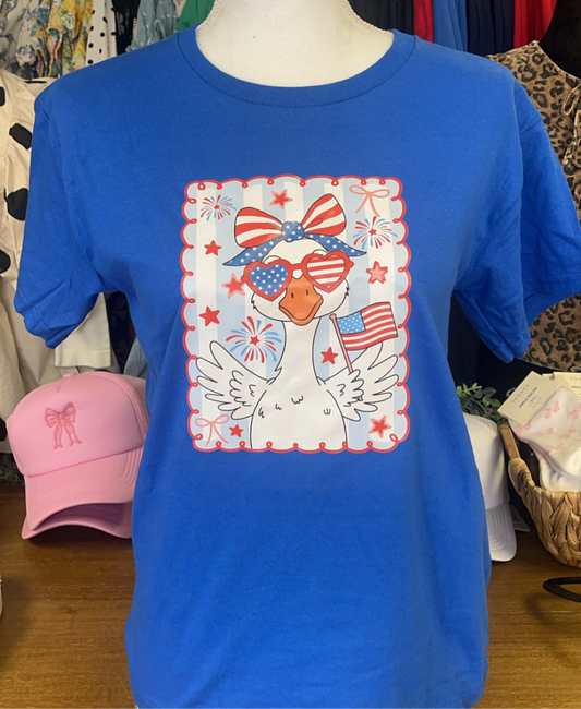 Patriotic Duck Tee - Kids