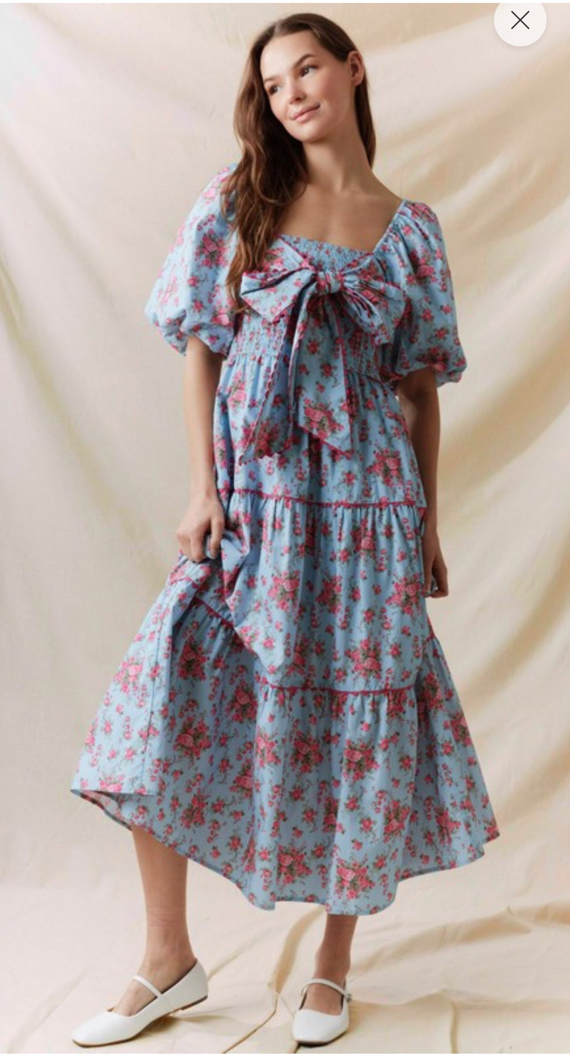 Front Tied Maxi Dress