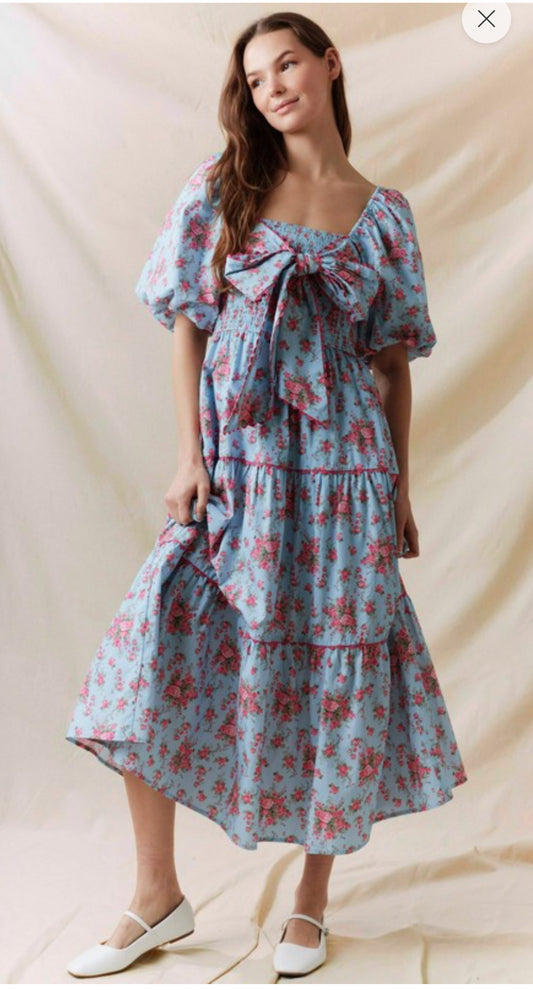 Front Tied Maxi Dress