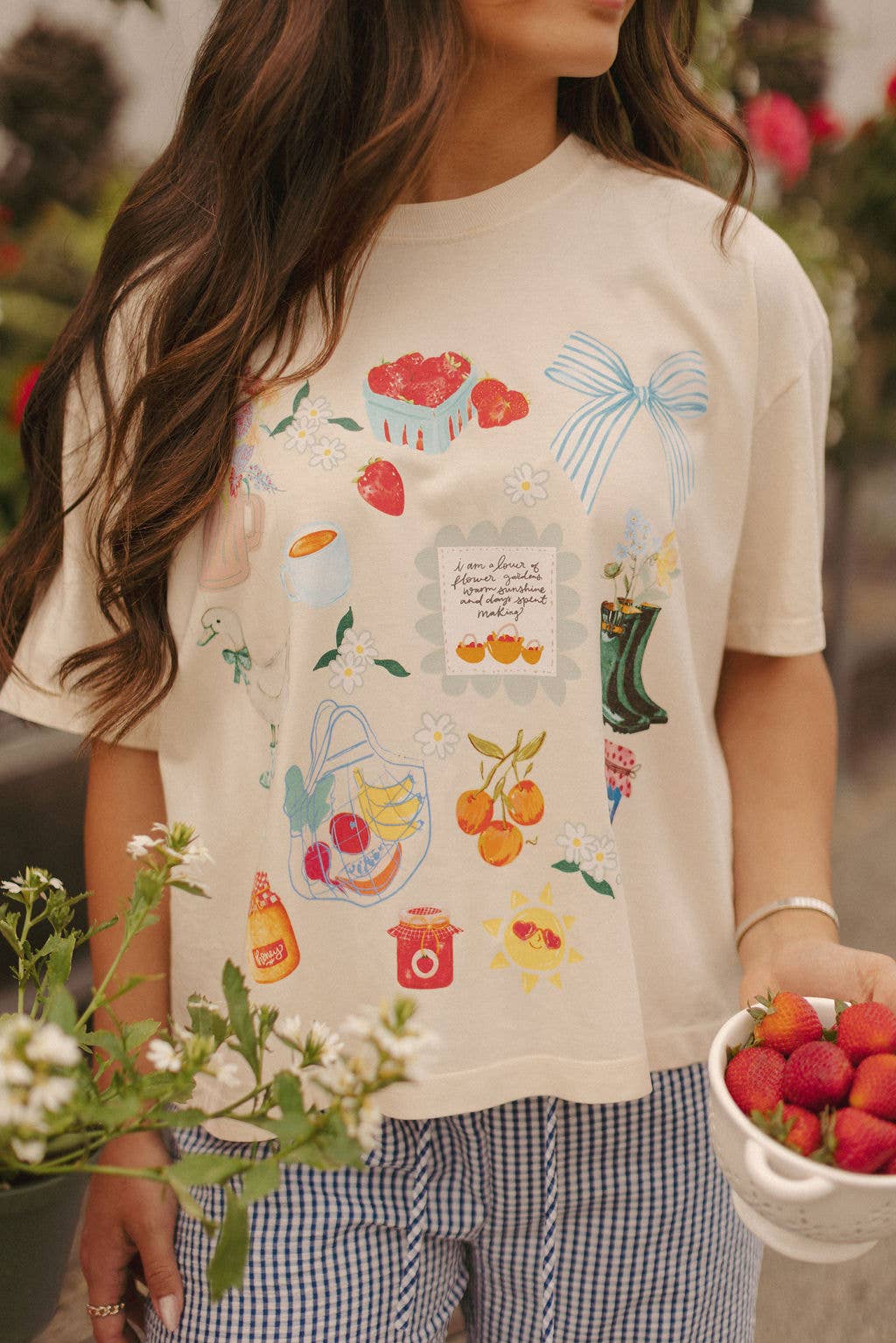 Summer Collage Mid Tee