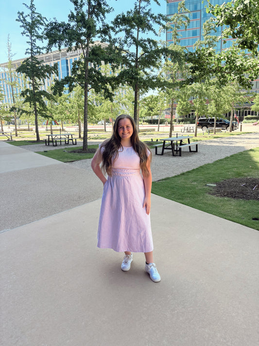Striped Midi Dress