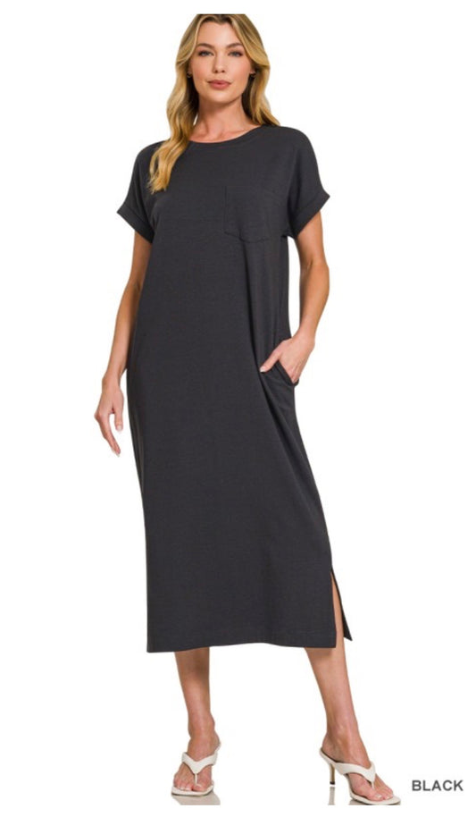 Black T-Shirt Dress