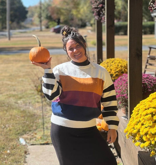 Anna Colorblock Sweater