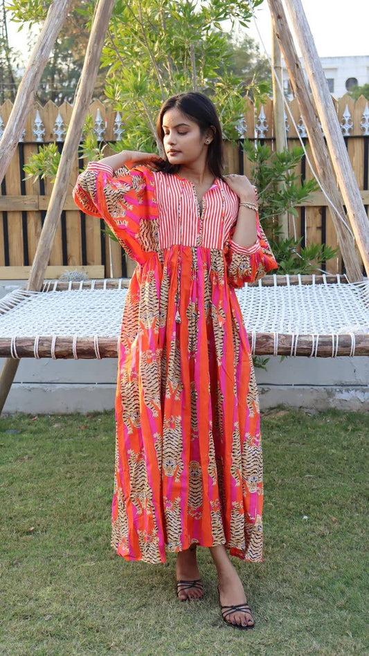 Tiger Midi Dress