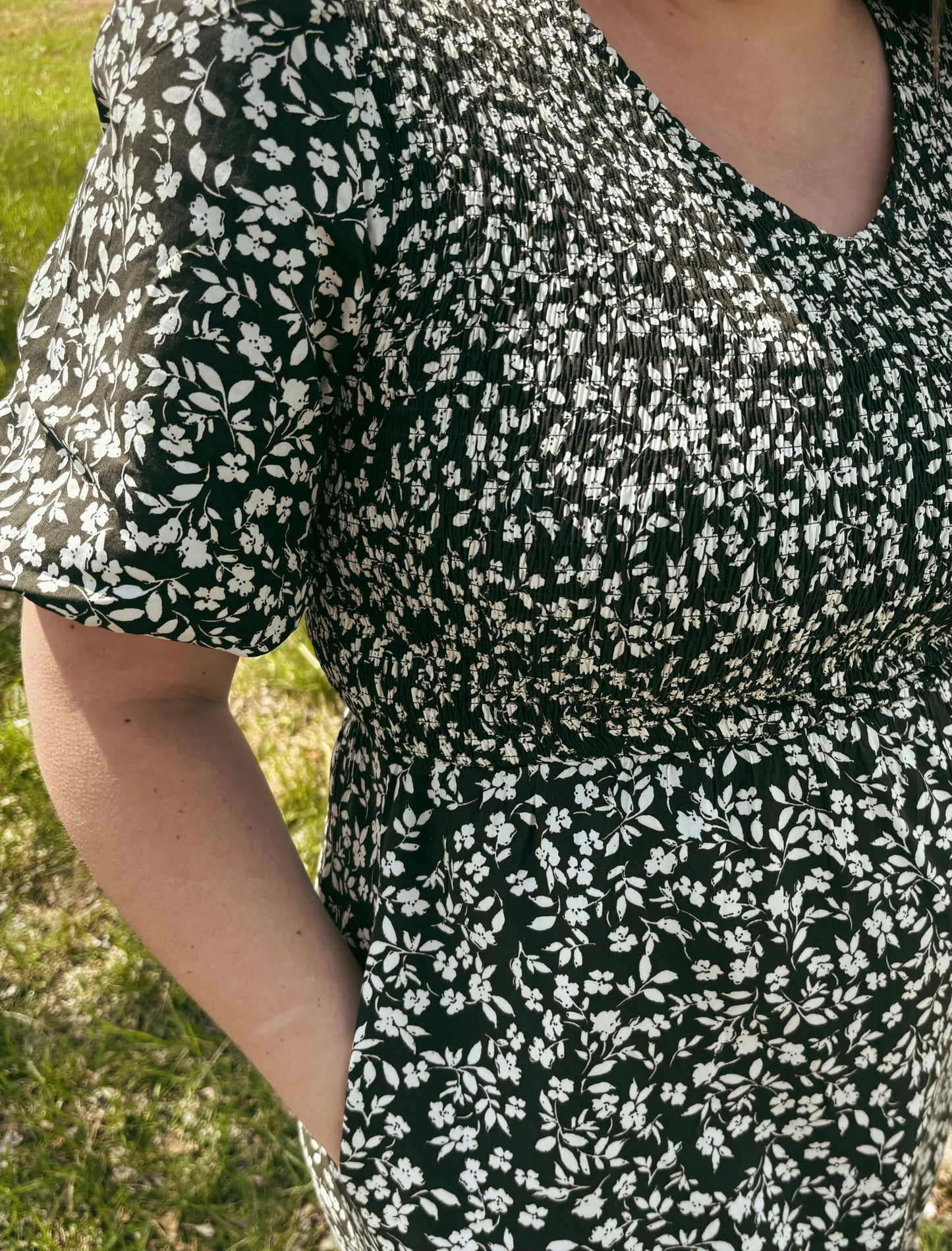 Floral Smocked Dress