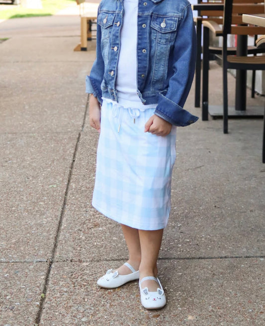 Blue Gingham Kids