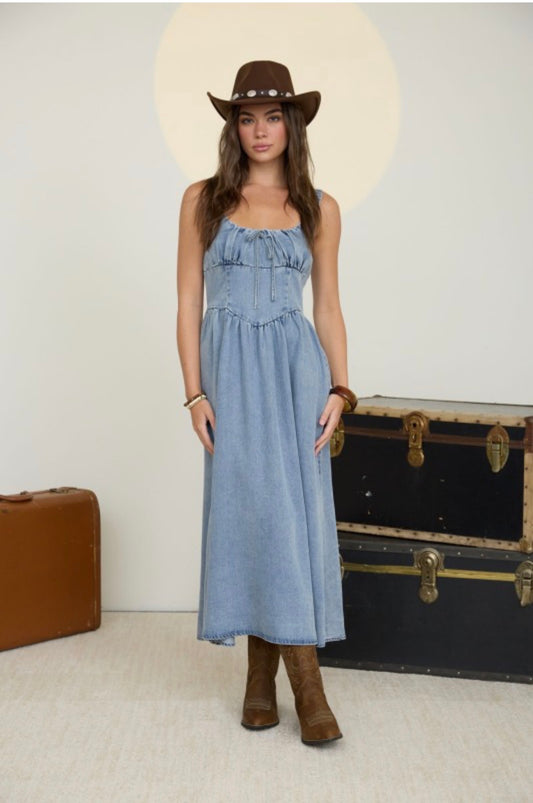 Washed Denim Jumper