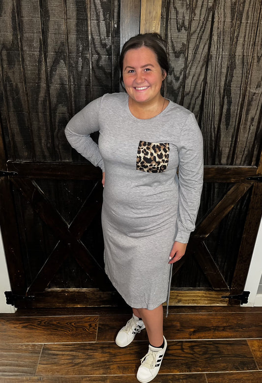 Leopard Pocket Dress