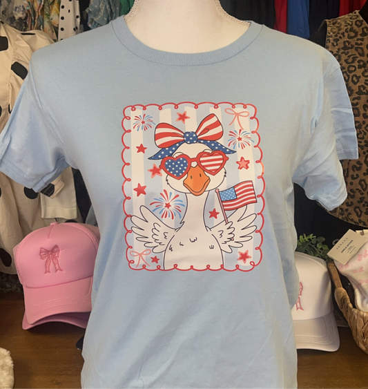 Patriotic Duck Tee - Kids