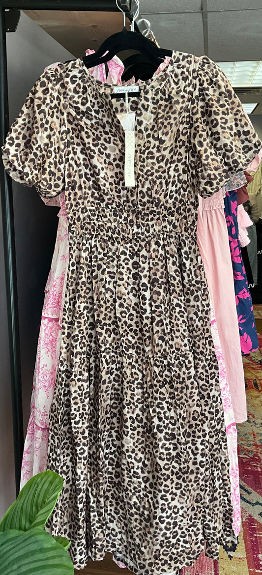 Leopard Dress with Pockets