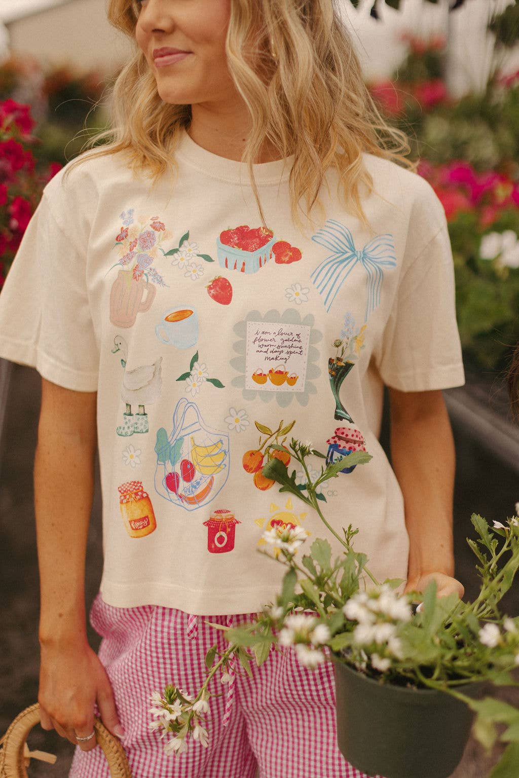 Summer Collage Mid Tee