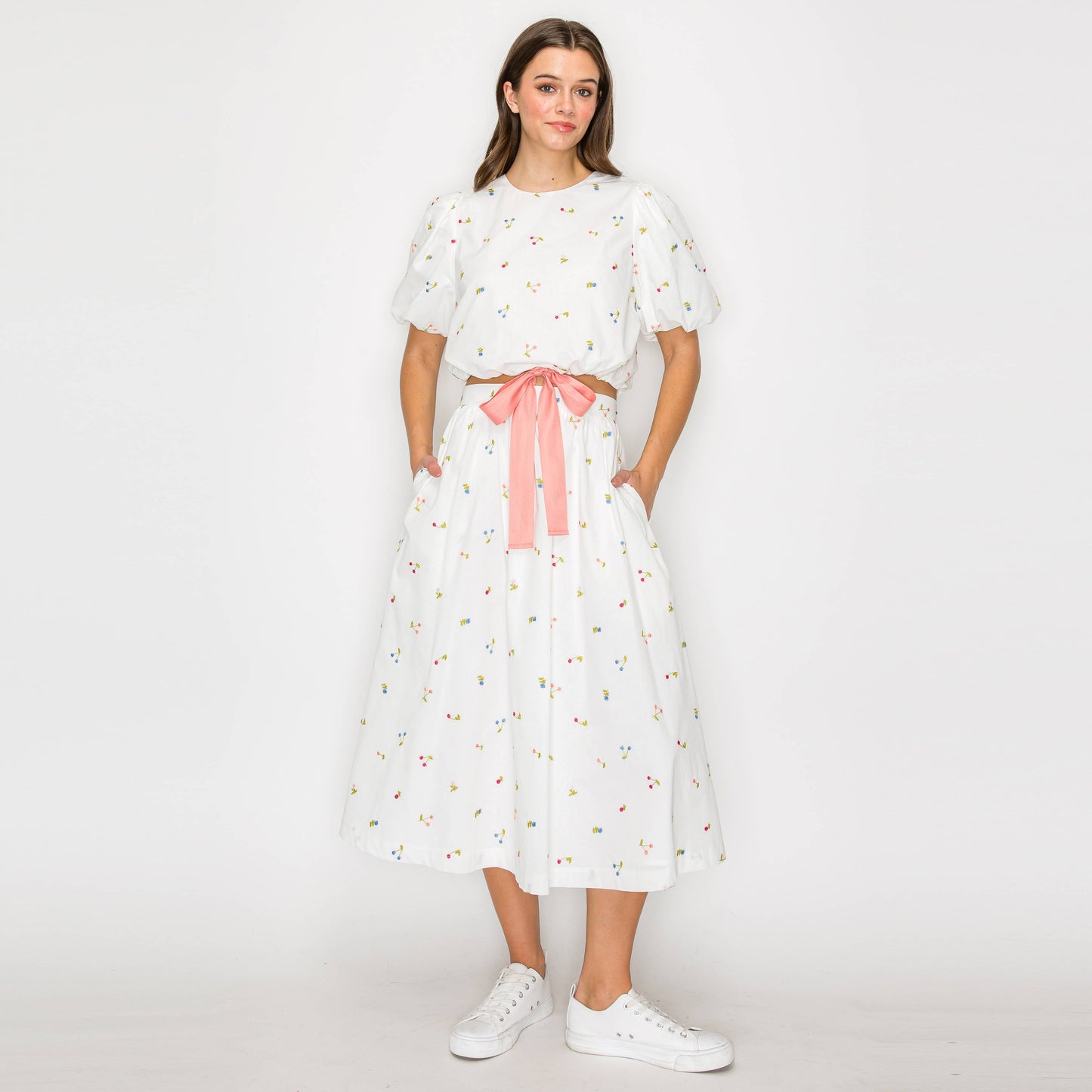 Cherry Skirt Set